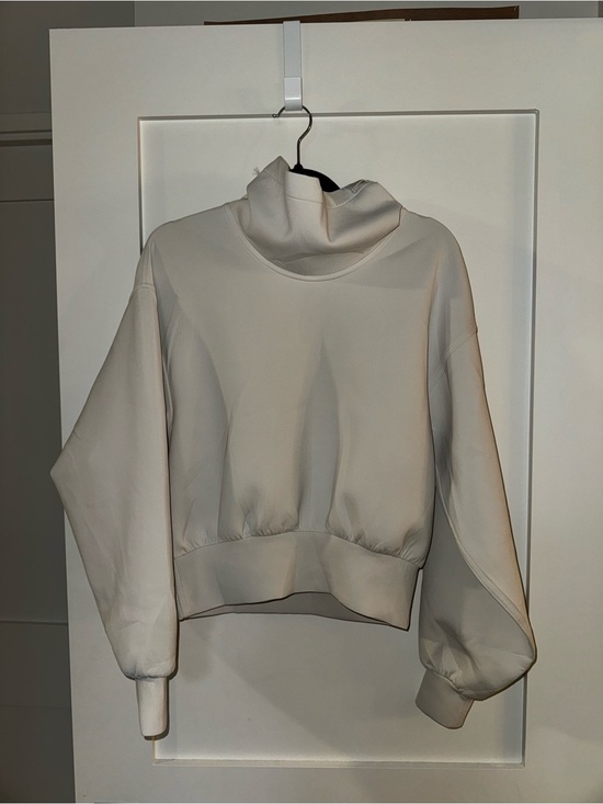 lululemon athletica Sweaters - lululemon athletica Cream Cowl Neck Sweatshirt